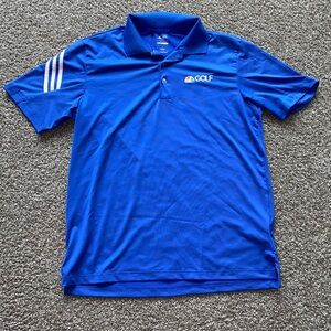 Adidas NBC Golf Exclusive Pure Motion Blue Polo